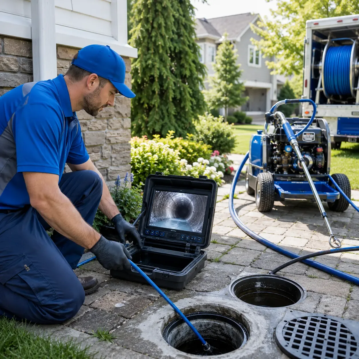 Outdoor drain cleaning professionals serving New York Mills, MN